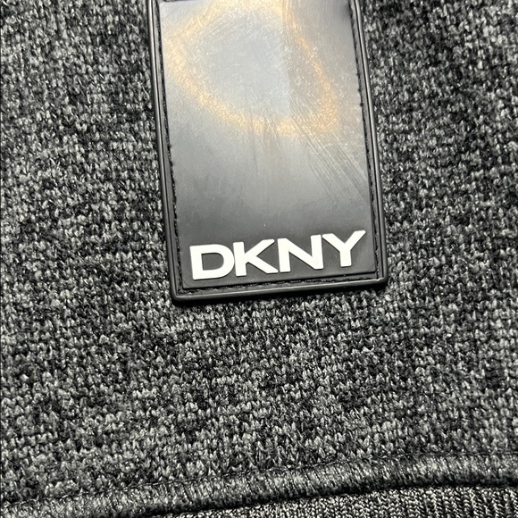 DKNY Men's Charcoal Gray Hoodie Sweater - Picture 2 of 9